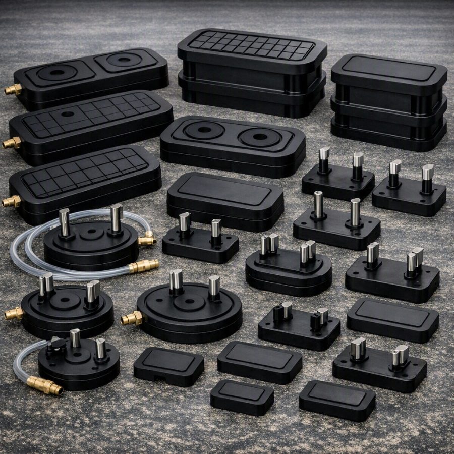 CNC workholding vacuum fixtures and positioning stops